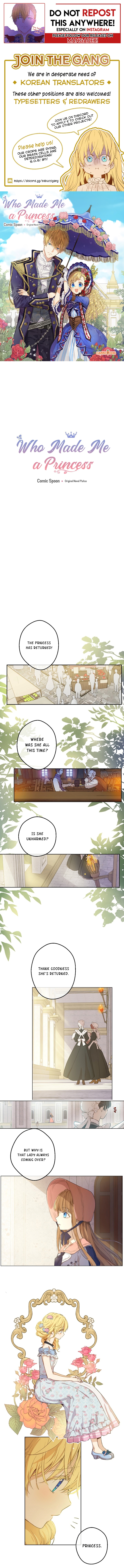 Read Who Made Me A Princess EN Manga Online