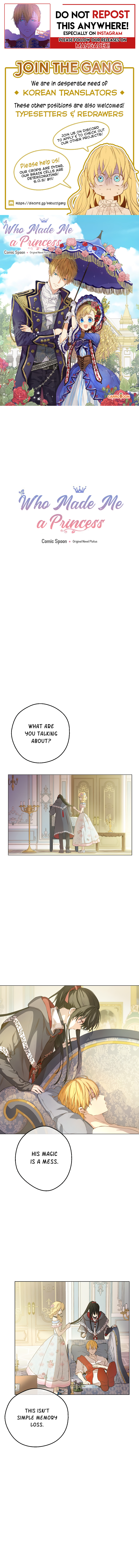 Read Who Made Me A Princess EN Manga Online