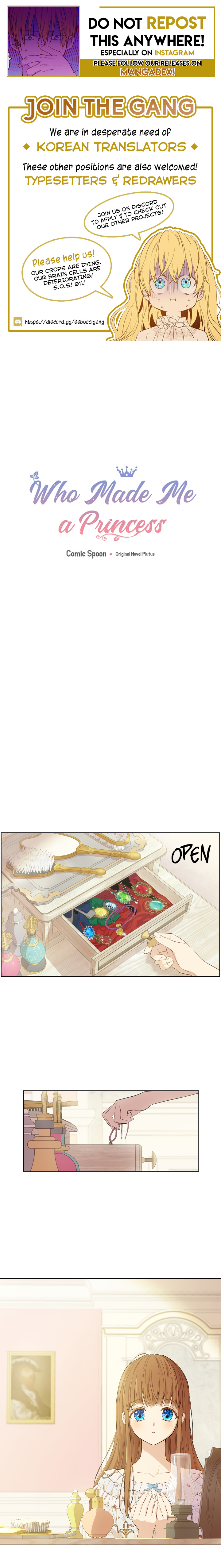 Read Who Made Me A Princess EN Manga Online