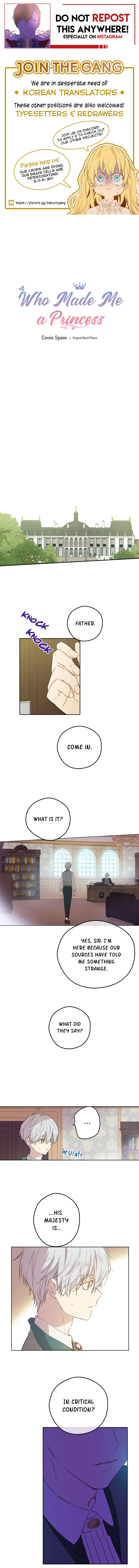 Read Who Made Me A Princess EN Manga Online