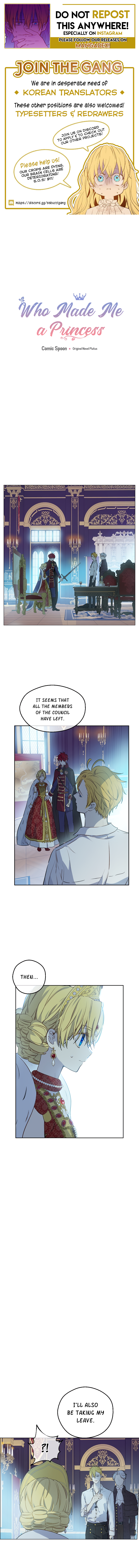 Read Who Made Me A Princess EN Manga Online
