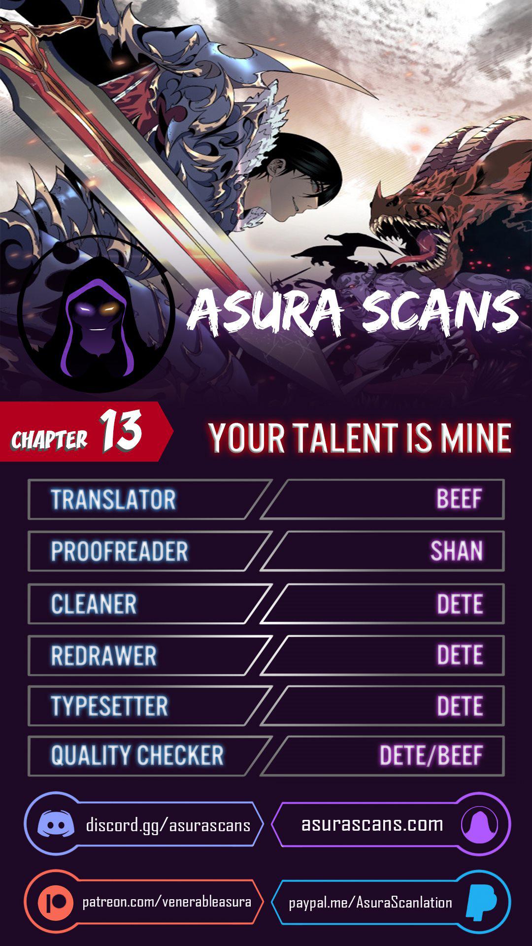 Read Your Talent Is Mine EN Manga Online