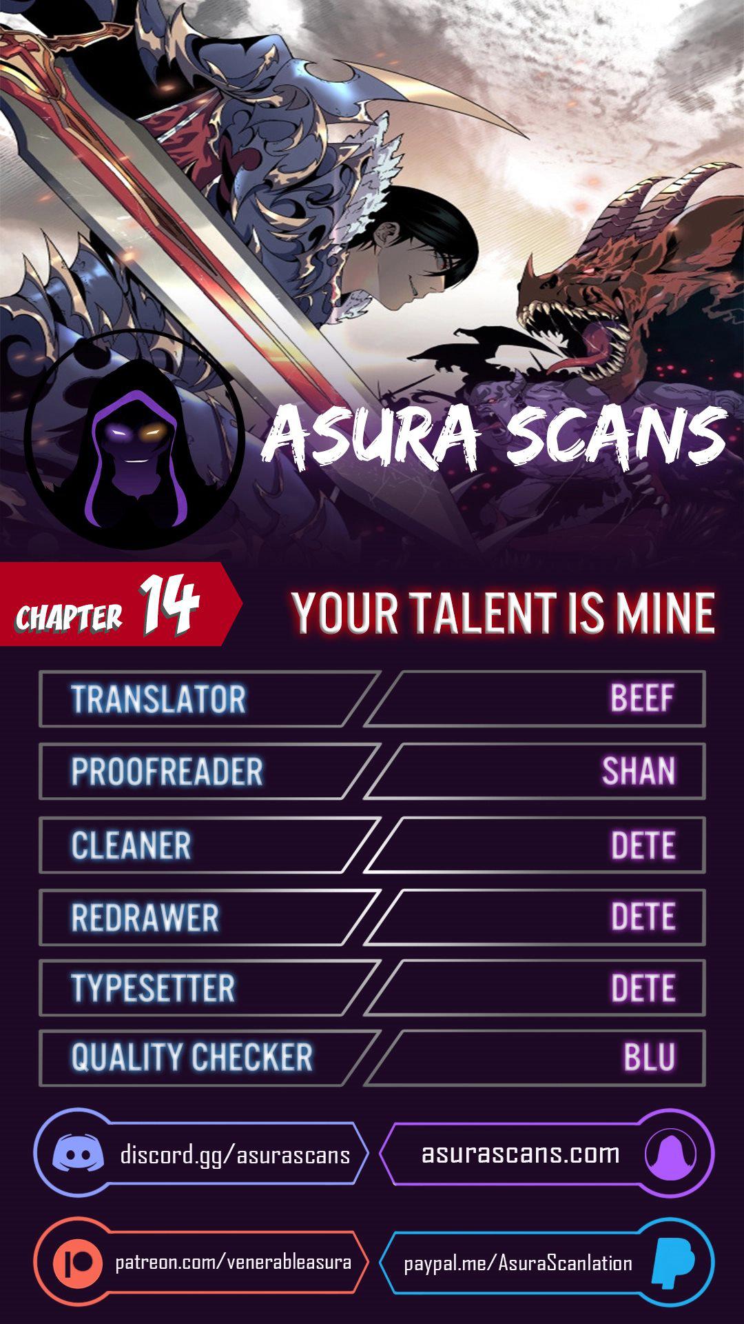 Read Your Talent Is Mine EN Manga Online