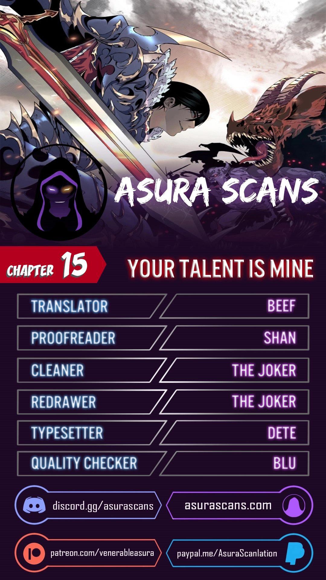 Read Your Talent Is Mine EN Manga Online