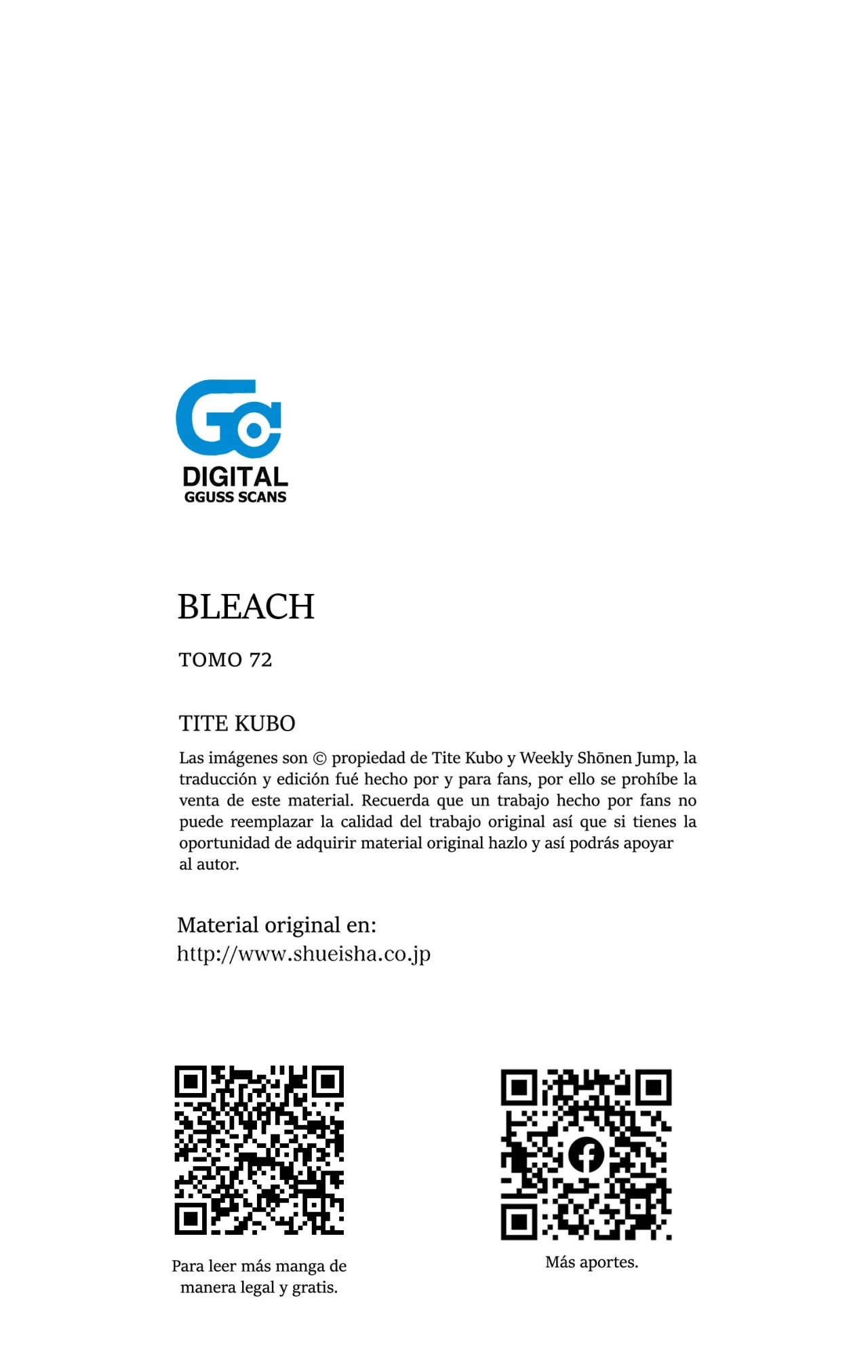 Read Bleach Full Color ES Manga Online