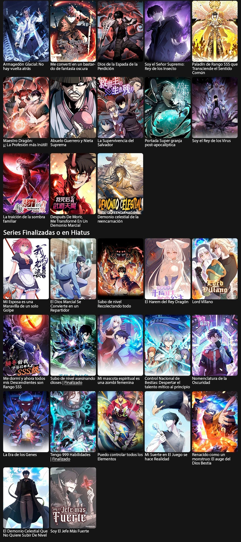 Read Cultivador de espadas versátil ES Manga Online