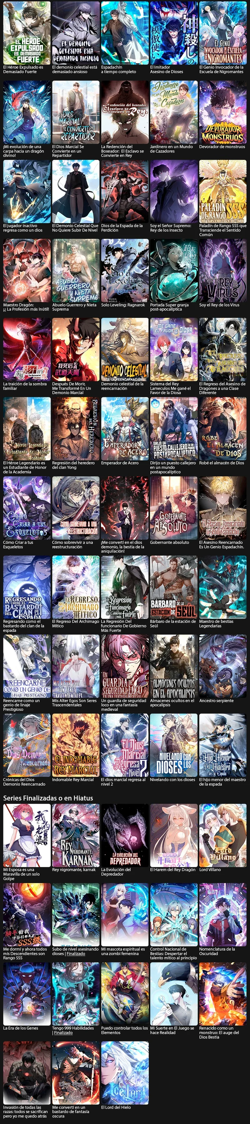 Read Cultivador de espadas versátil ES Manga Online