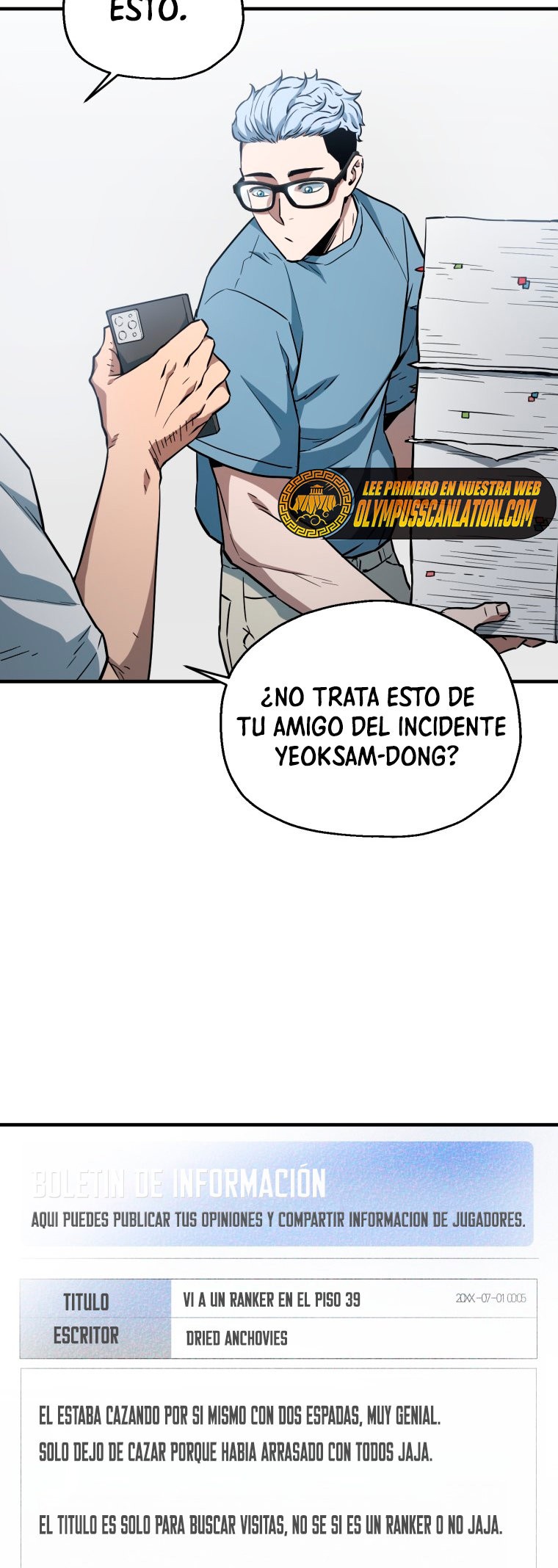 Read El jugador que no puede subir de nivel ES Manga Online