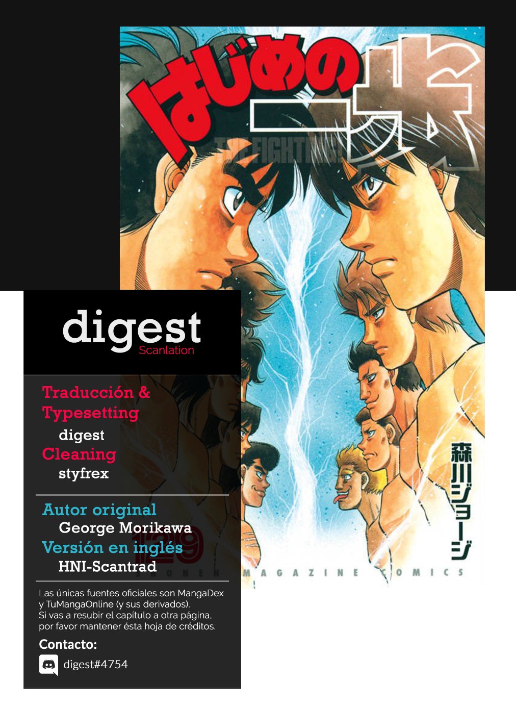Read Hajime no Ippo ES Manga Online