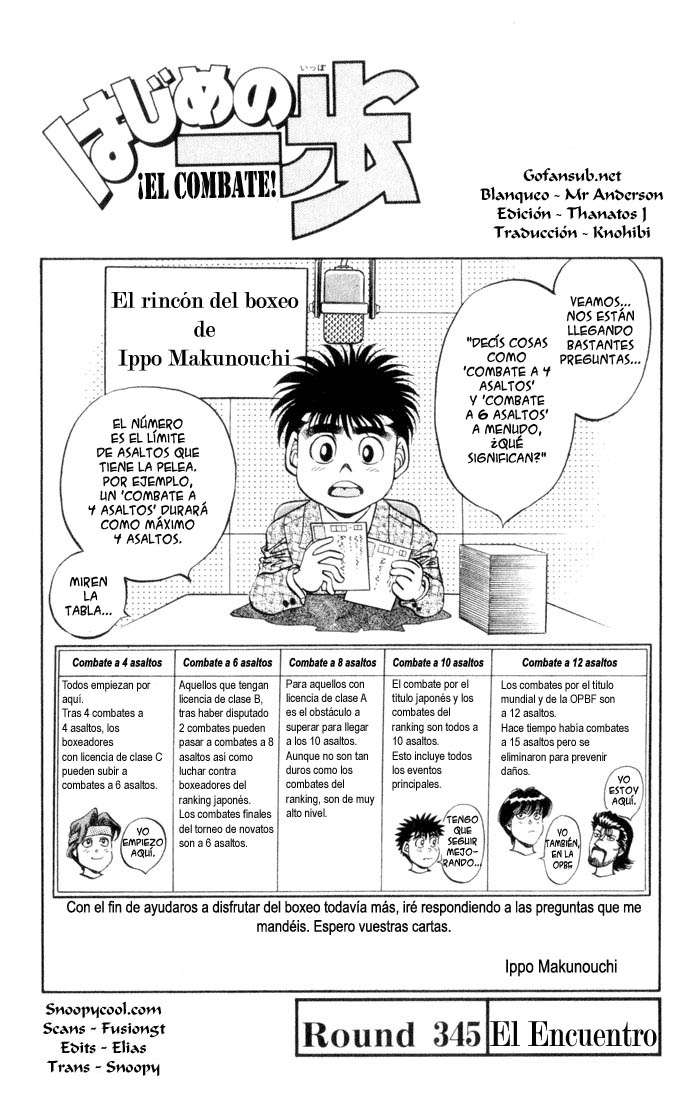 Read Hajime no Ippo ES Manga Online