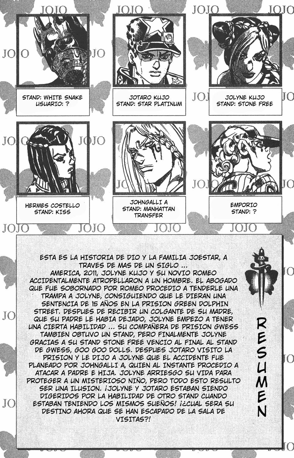Read JoJo's Bizarre Adventure Part 6_ Stone Ocean ES Manga Online