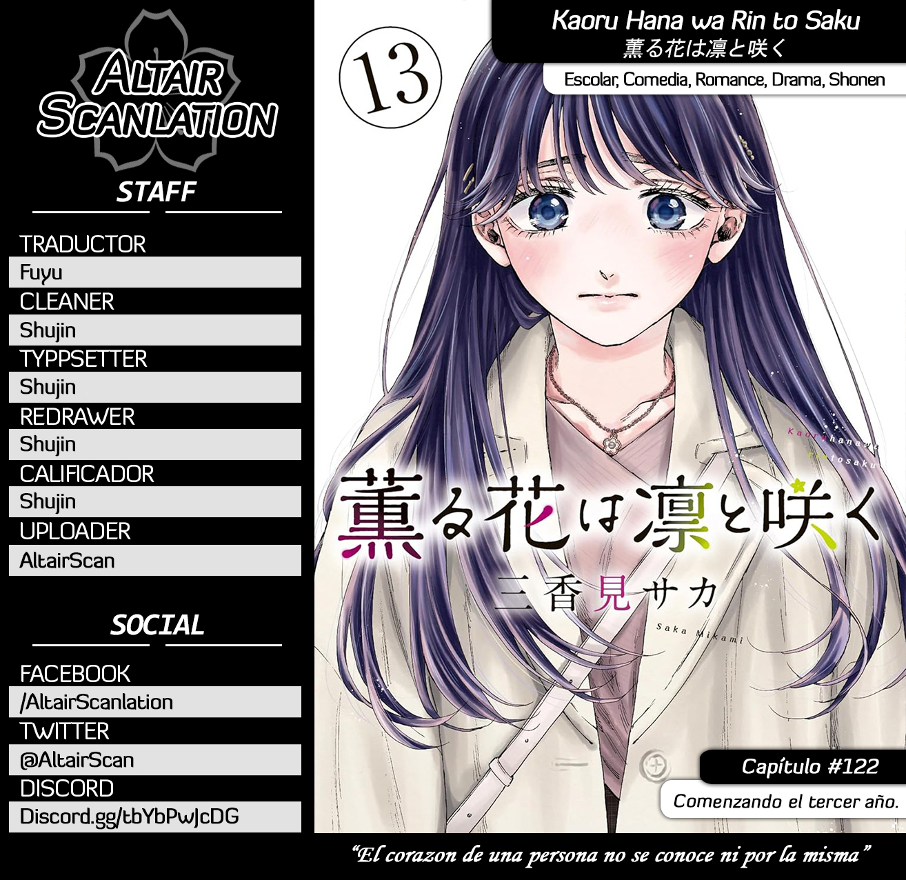 Read Kaoru Hana Wa Rin To Saku ES Manga Online