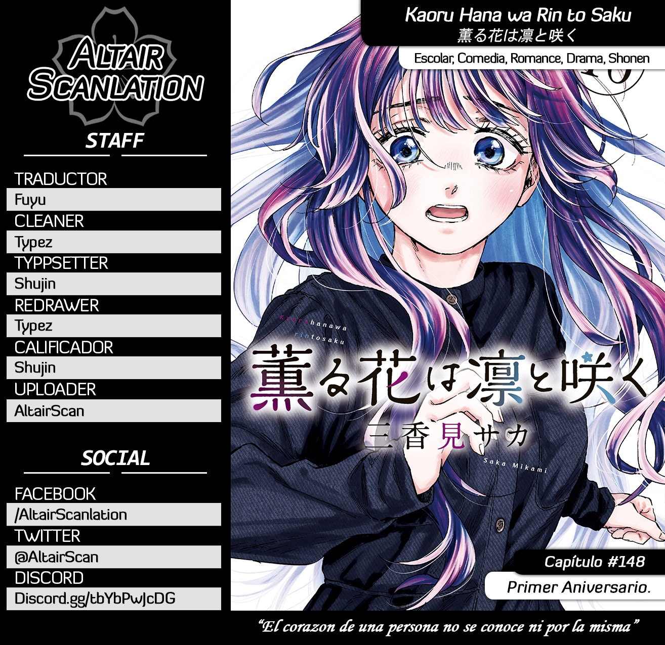 Read Kaoru Hana Wa Rin To Saku ES Manga Online