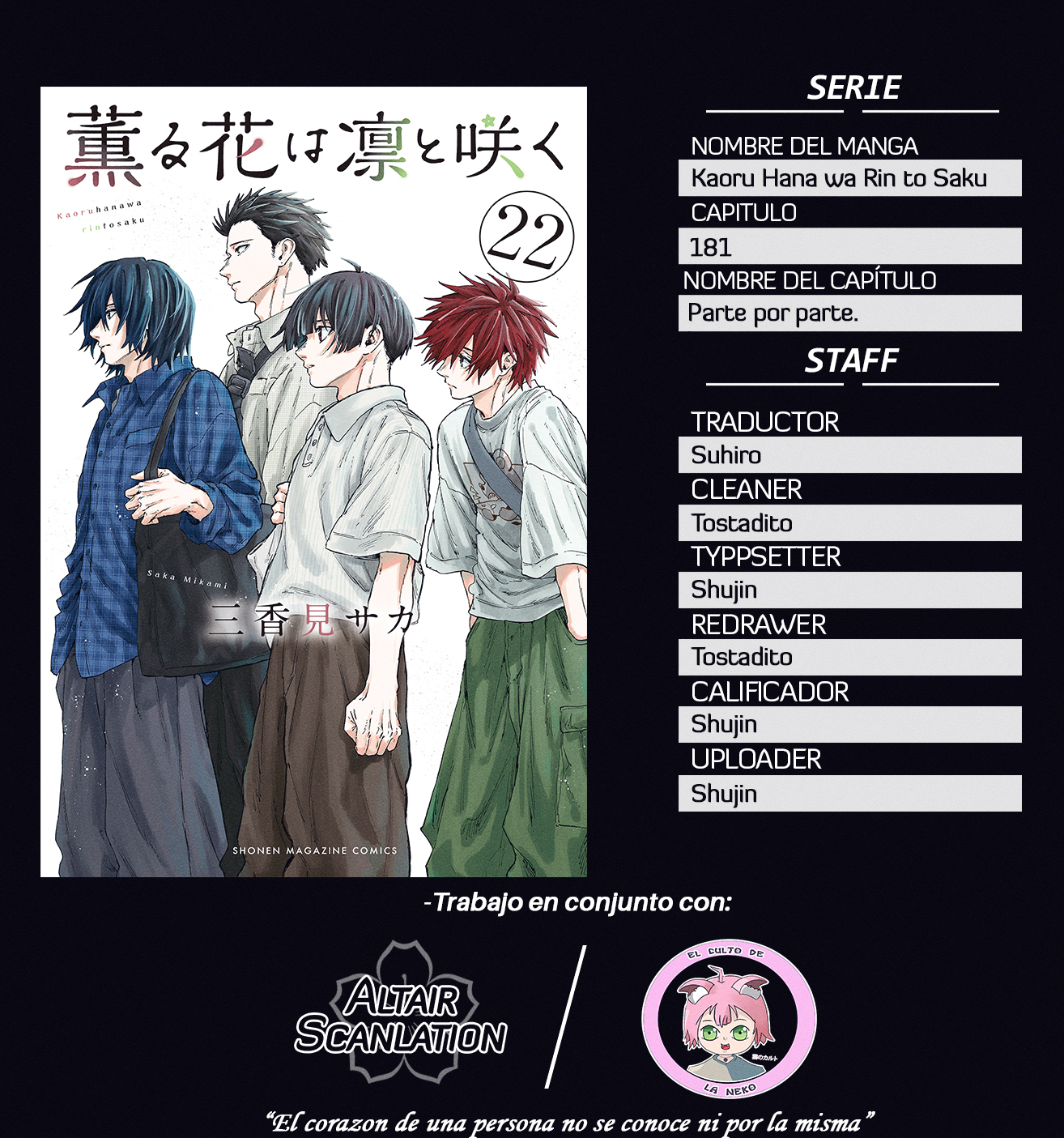 Read Kaoru Hana Wa Rin To Saku ES Manga Online