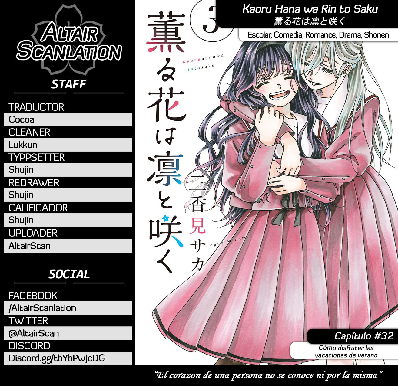 Read Kaoru Hana Wa Rin To Saku ES Manga Online