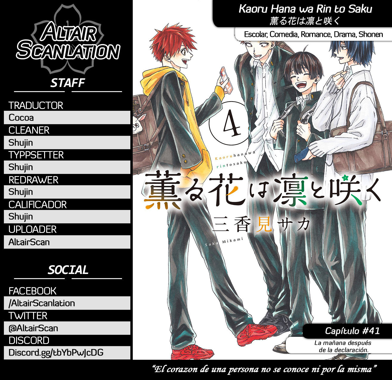 Read Kaoru Hana Wa Rin To Saku ES Manga Online
