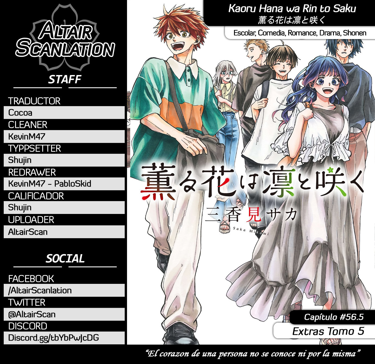Read Kaoru Hana Wa Rin To Saku ES Manga Online