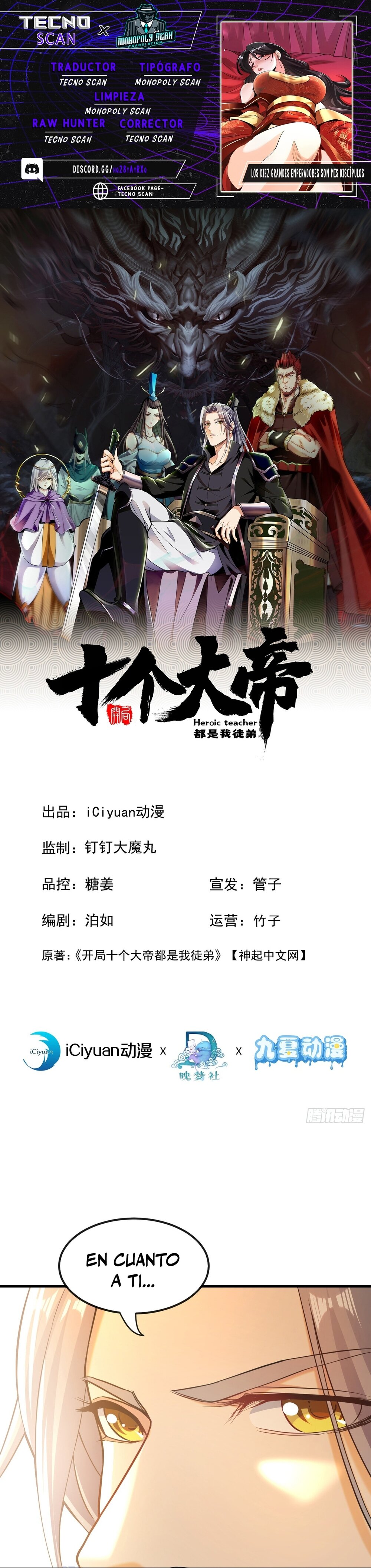 Read Los Diez Grandes Emperadores Son Mis Discípulos ES Manga Online