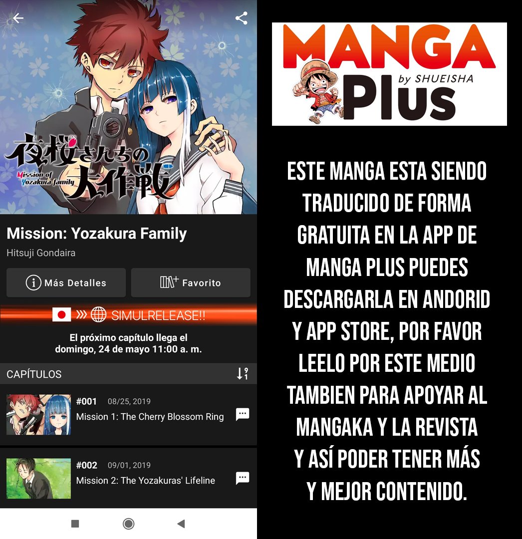 Read Mission_ Yozakura Family ES Manga Online