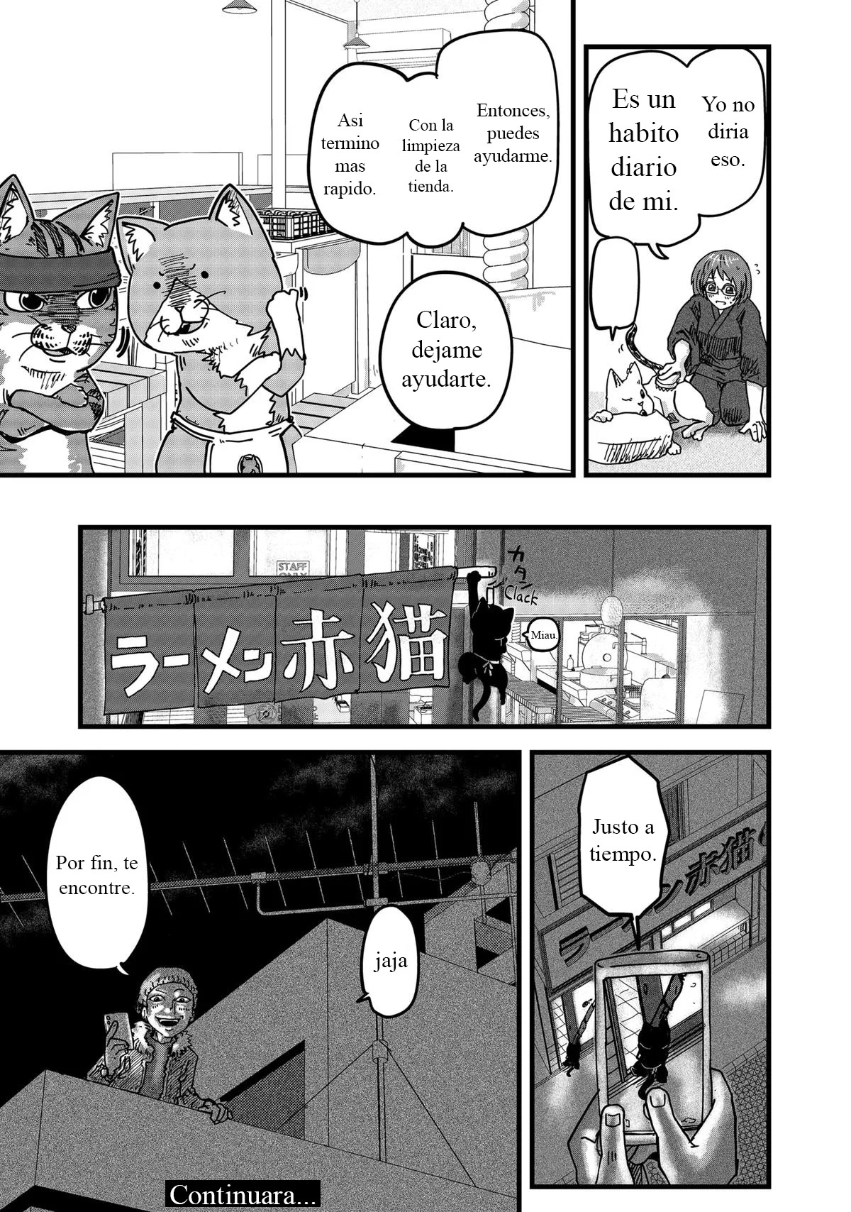 Read Ramen de Gato Rojo ES Manga Online