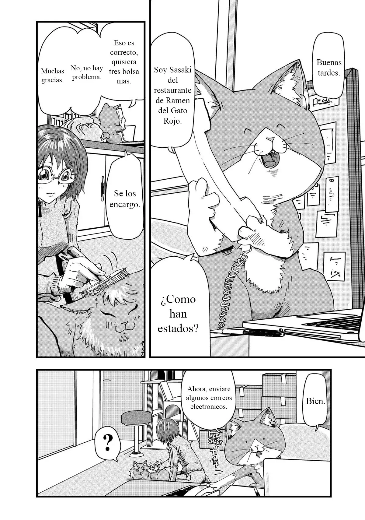 Read Ramen de Gato Rojo ES Manga Online