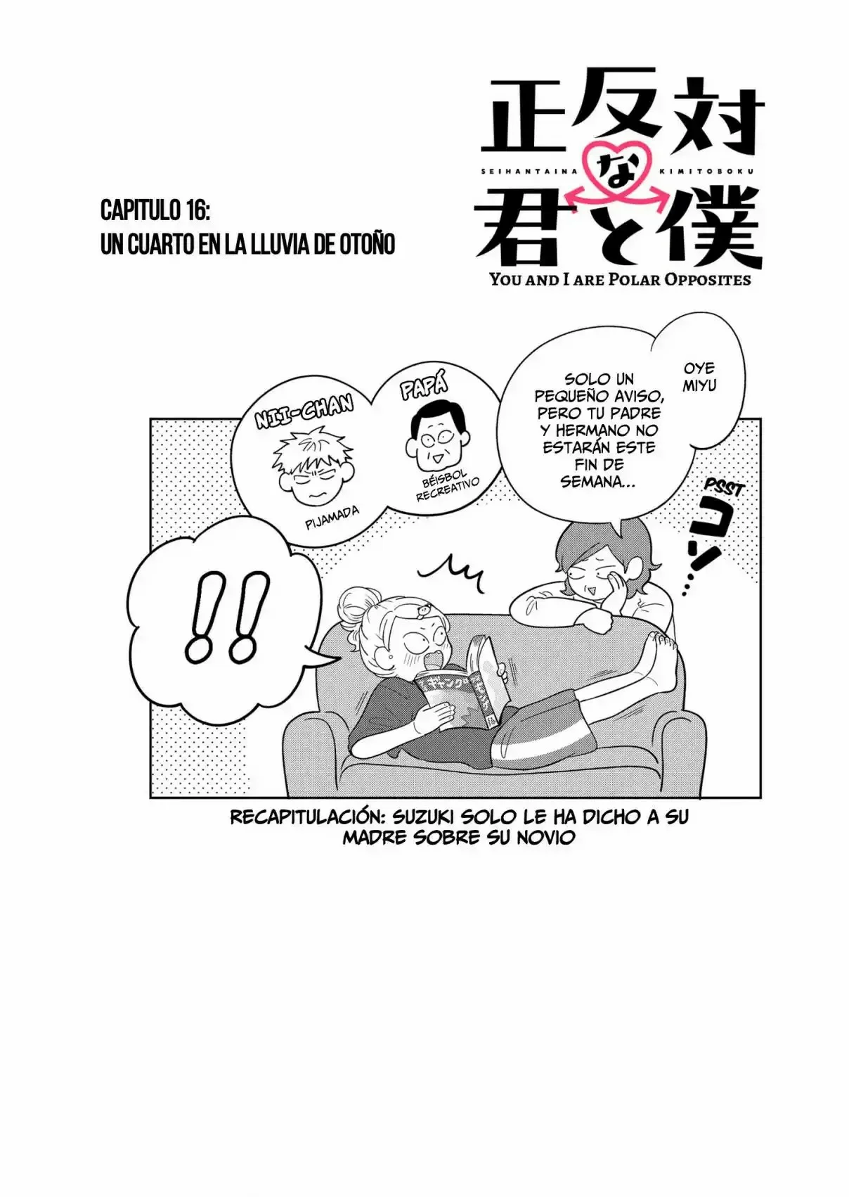 Read Seihantai na Kimi to Boku ES Manga Online