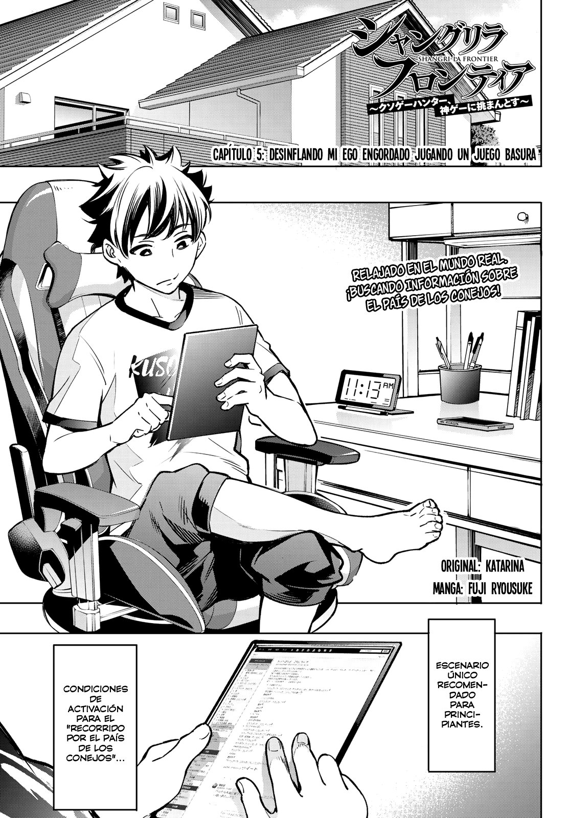 Read Shangri-La Frontier_ Shitty Games Hunter Challenges Godly Game ES Manga Online