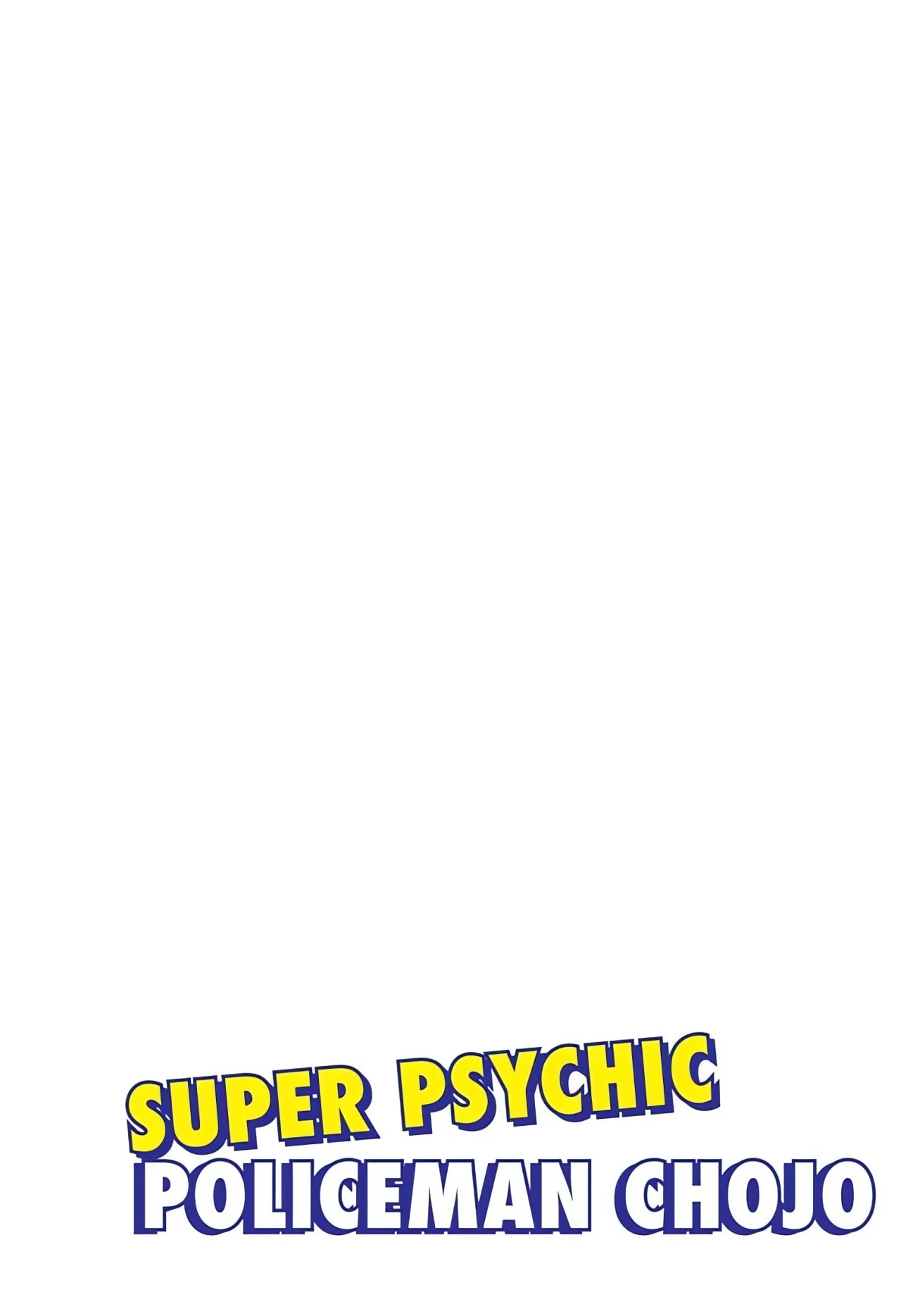 Read Super Psychic Policeman Chojo ES Manga Online