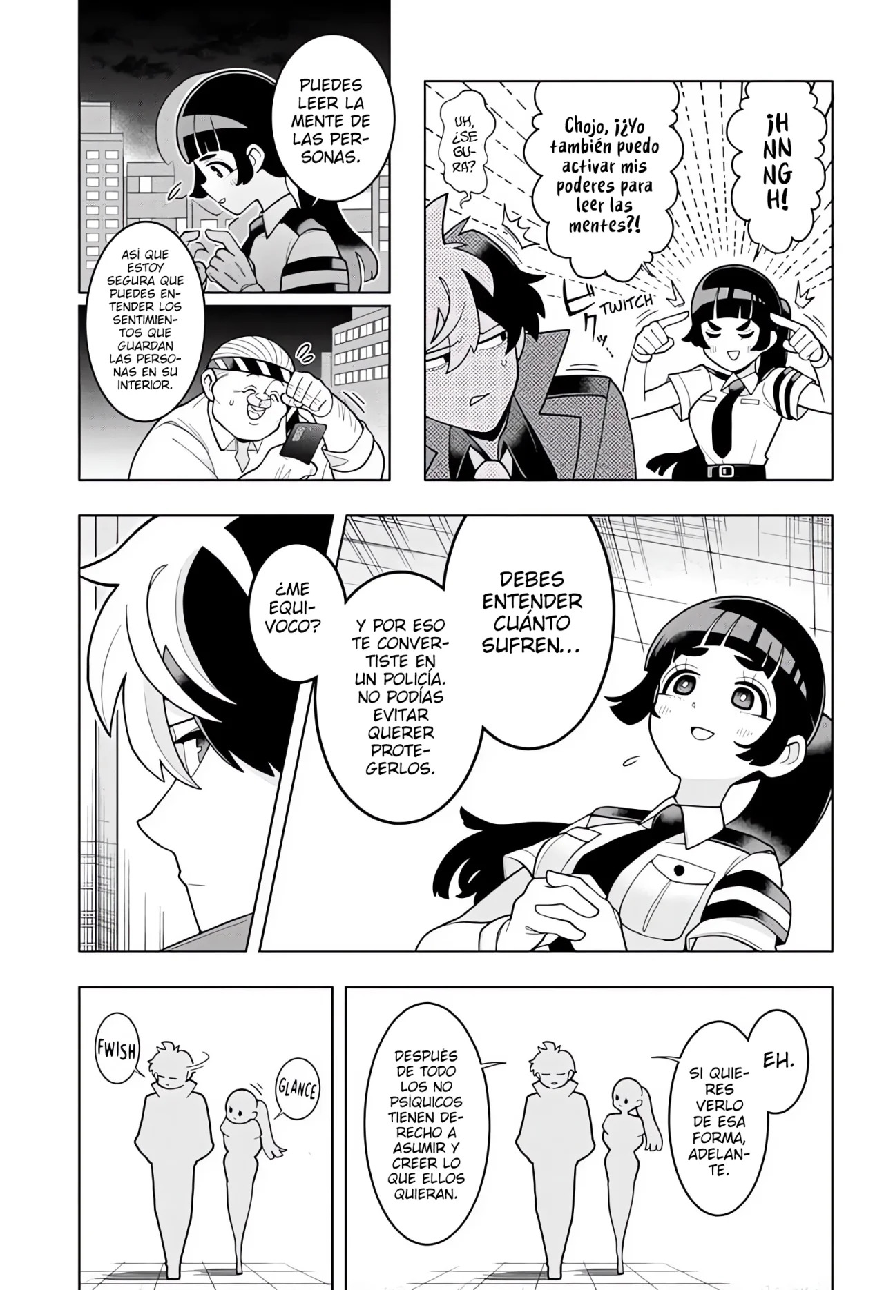 Read Super Psychic Policeman Chojo ES Manga Online