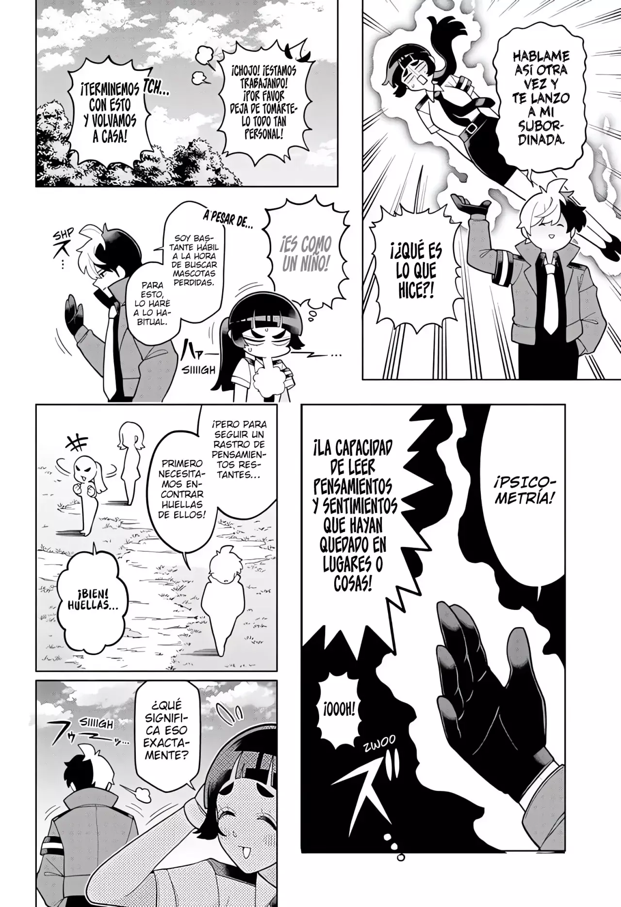 Read Super Psychic Policeman Chojo ES Manga Online