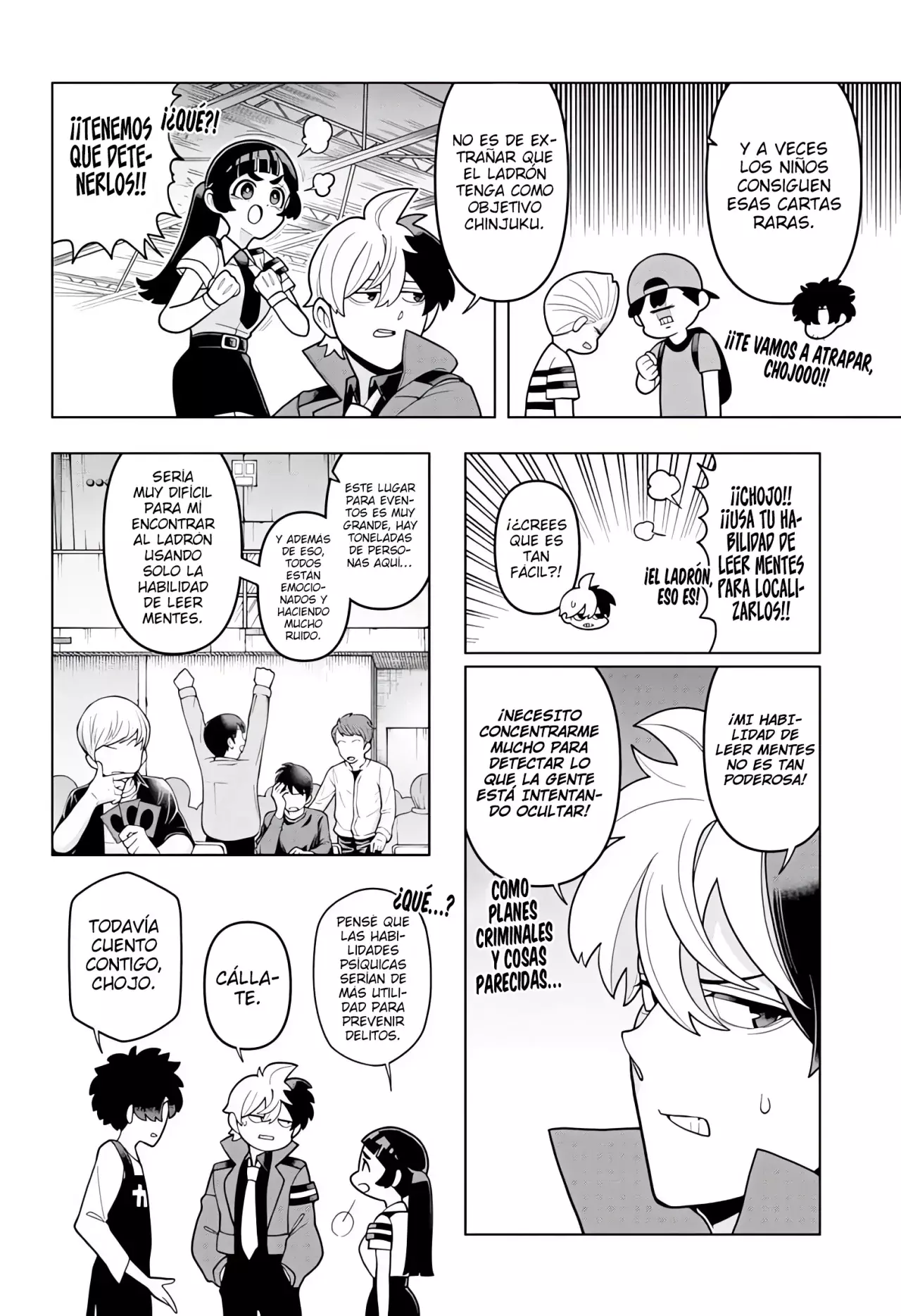 Read Super Psychic Policeman Chojo ES Manga Online