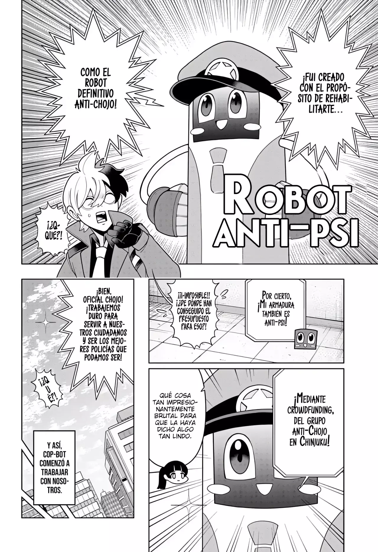 Read Super Psychic Policeman Chojo ES Manga Online