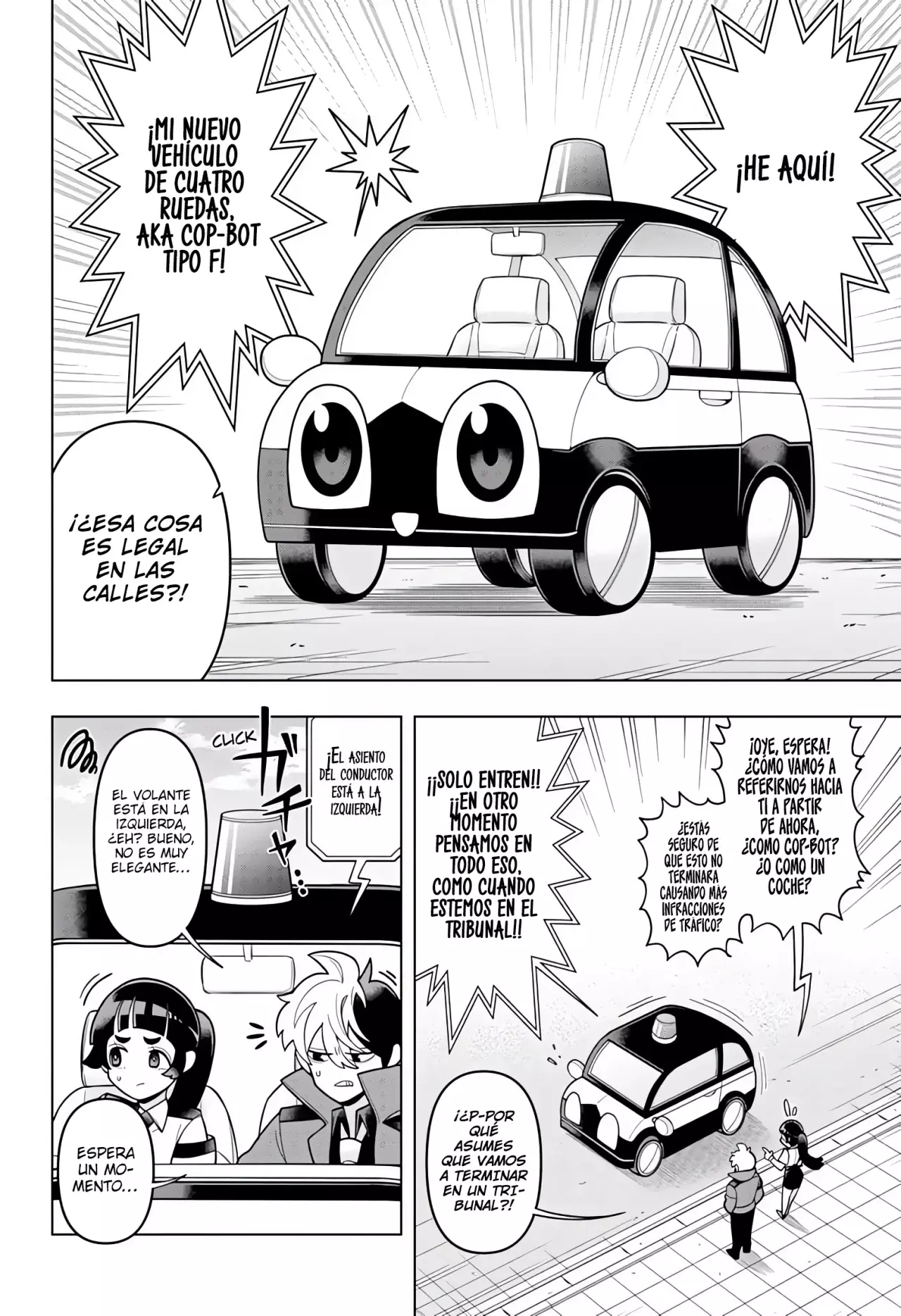 Read Super Psychic Policeman Chojo ES Manga Online