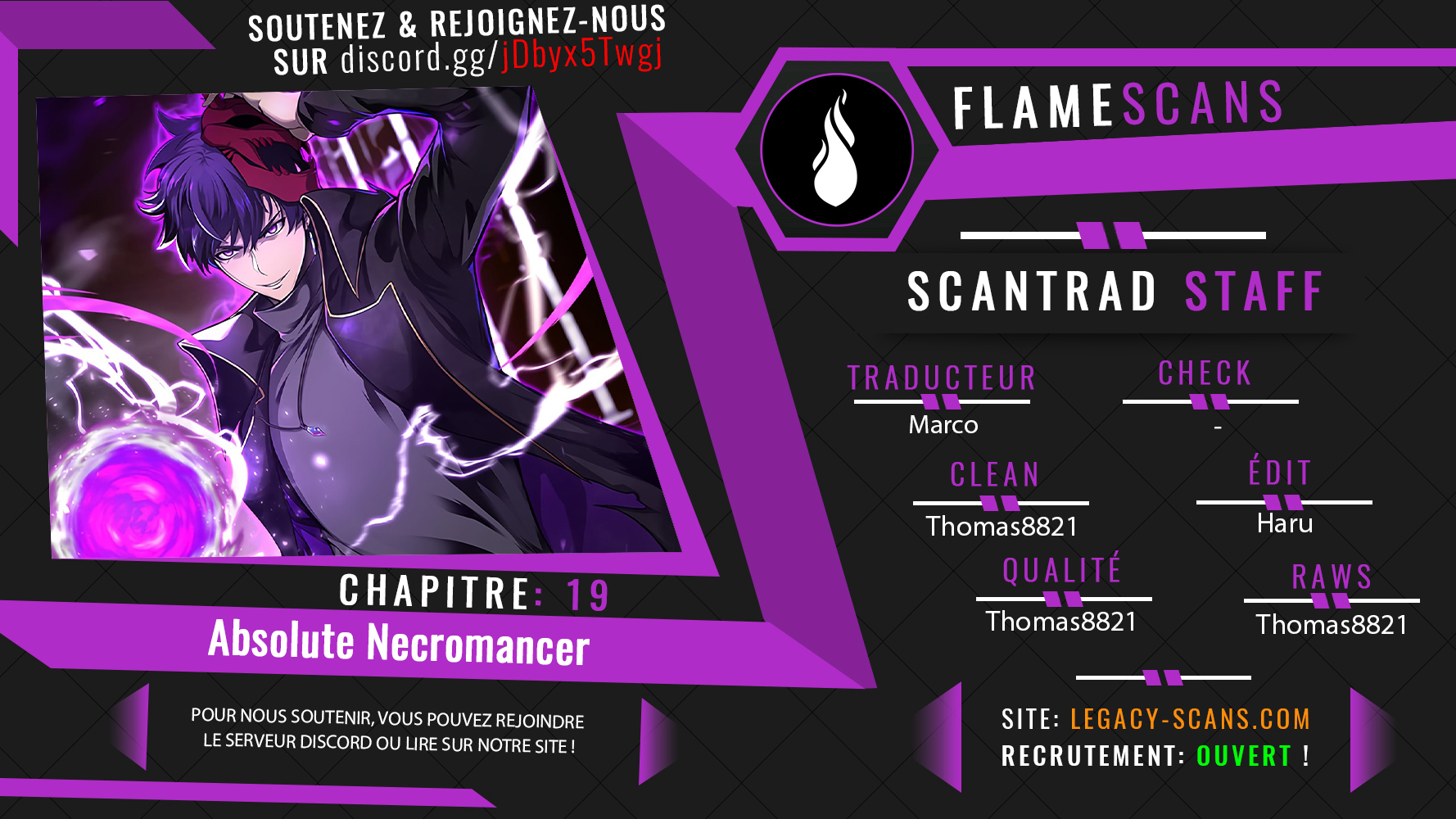 Read Absolute Necromancer FR Manga Online