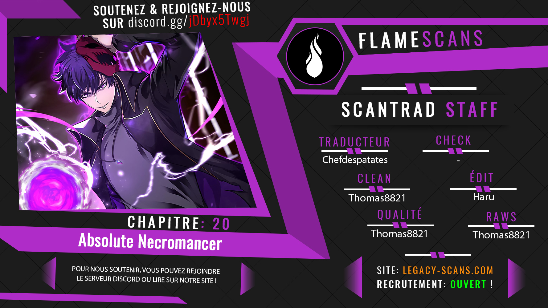 Read Absolute Necromancer FR Manga Online