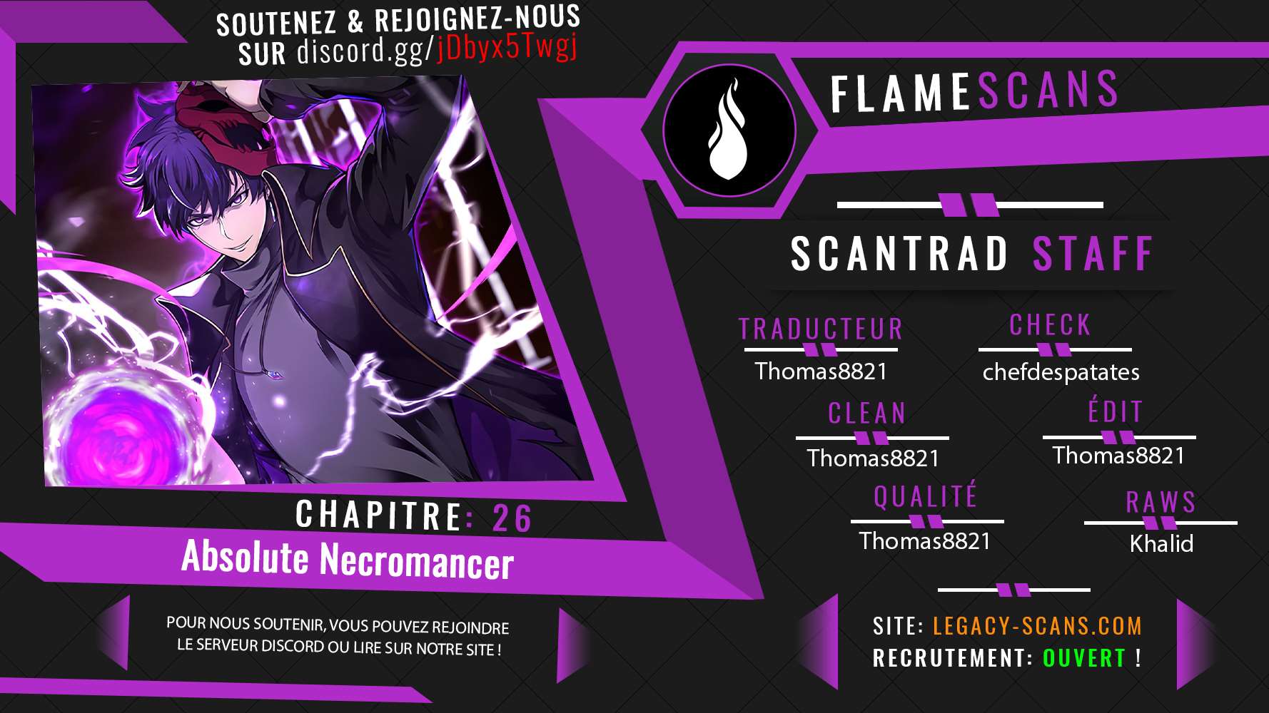 Read Absolute Necromancer FR Manga Online