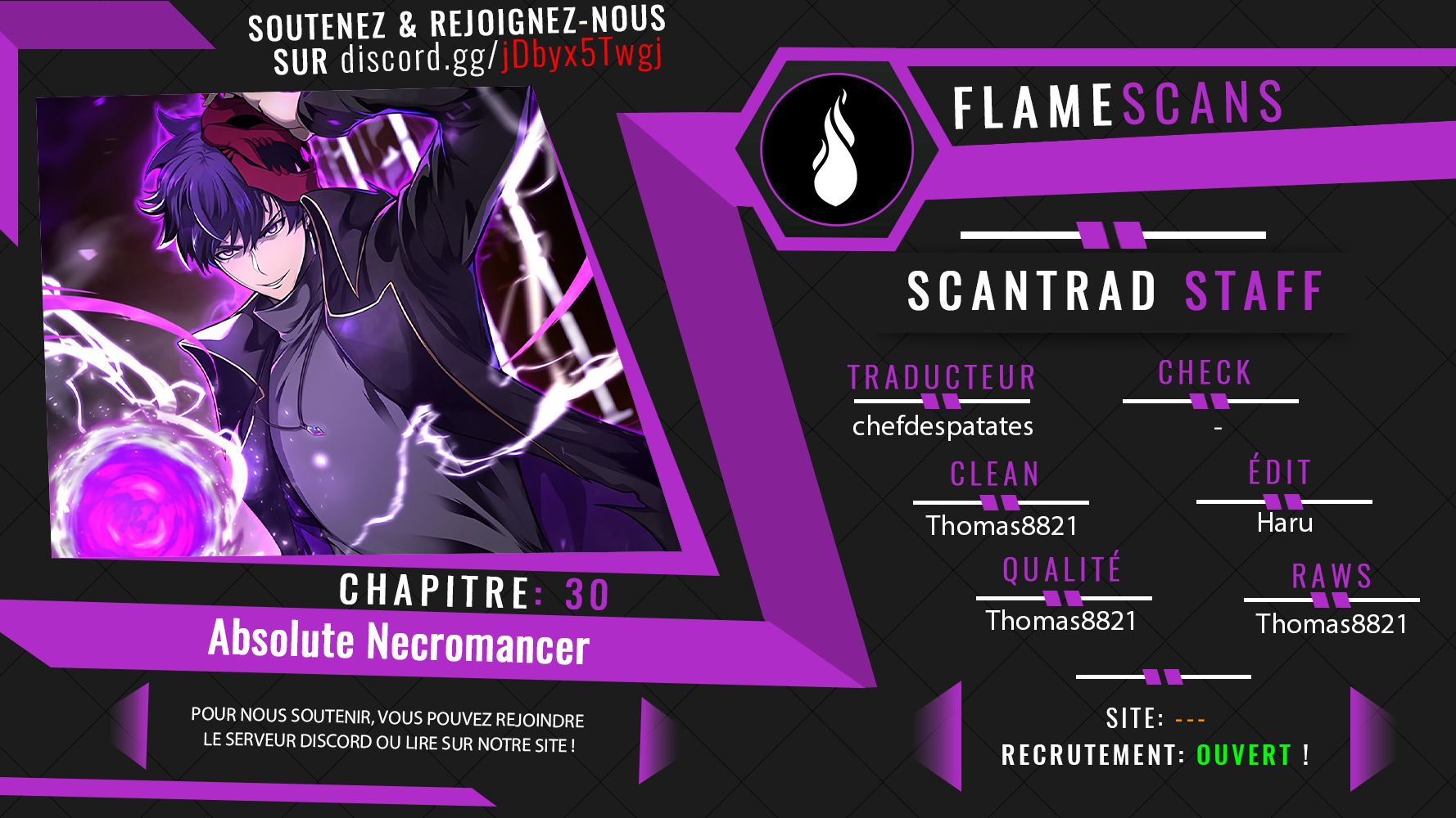 Read Absolute Necromancer FR Manga Online
