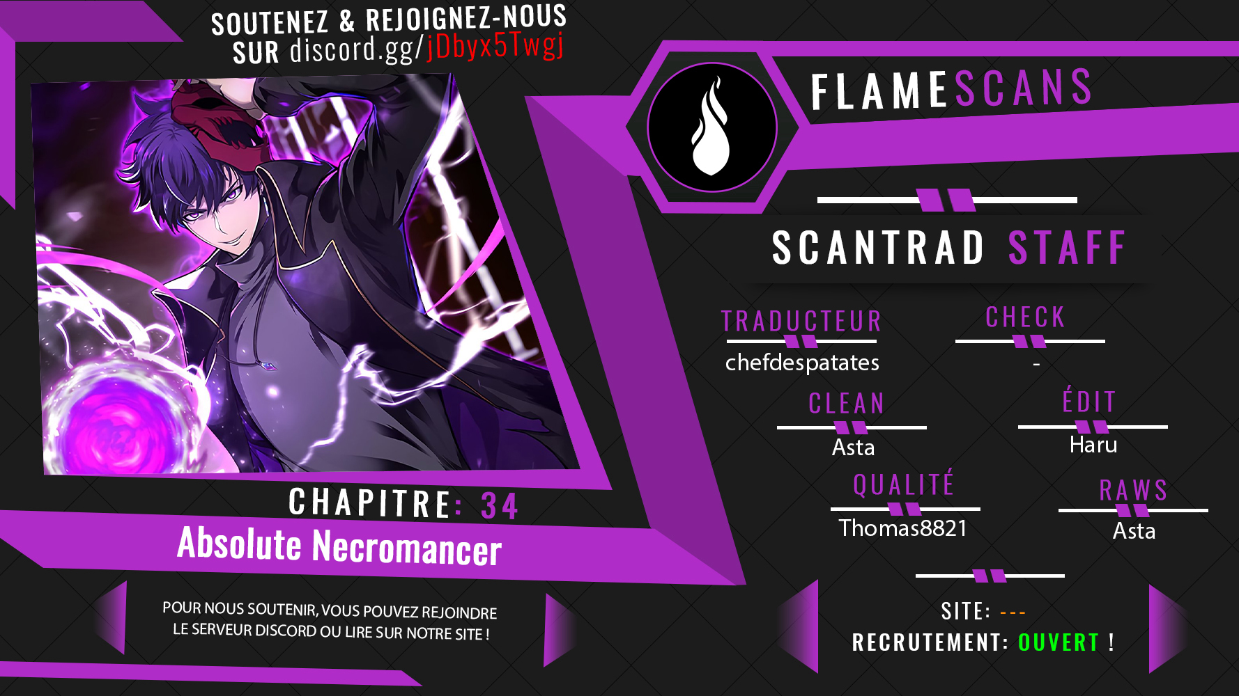 Read Absolute Necromancer FR Manga Online
