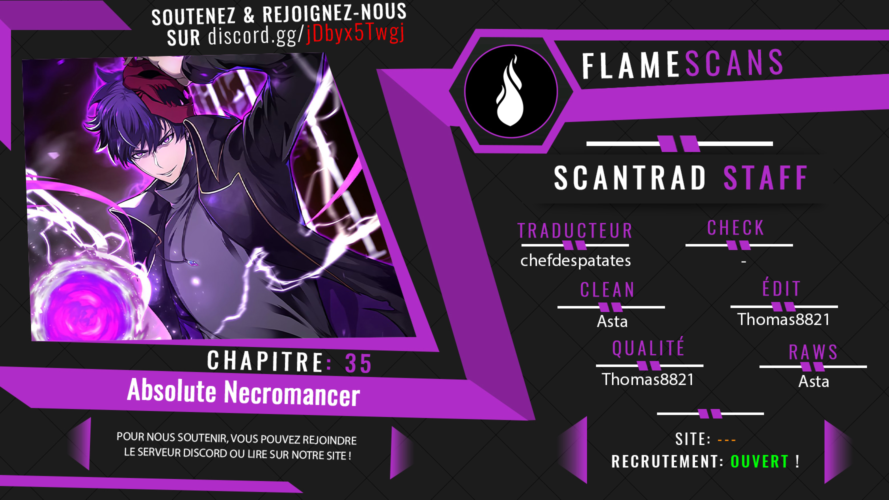 Read Absolute Necromancer FR Manga Online