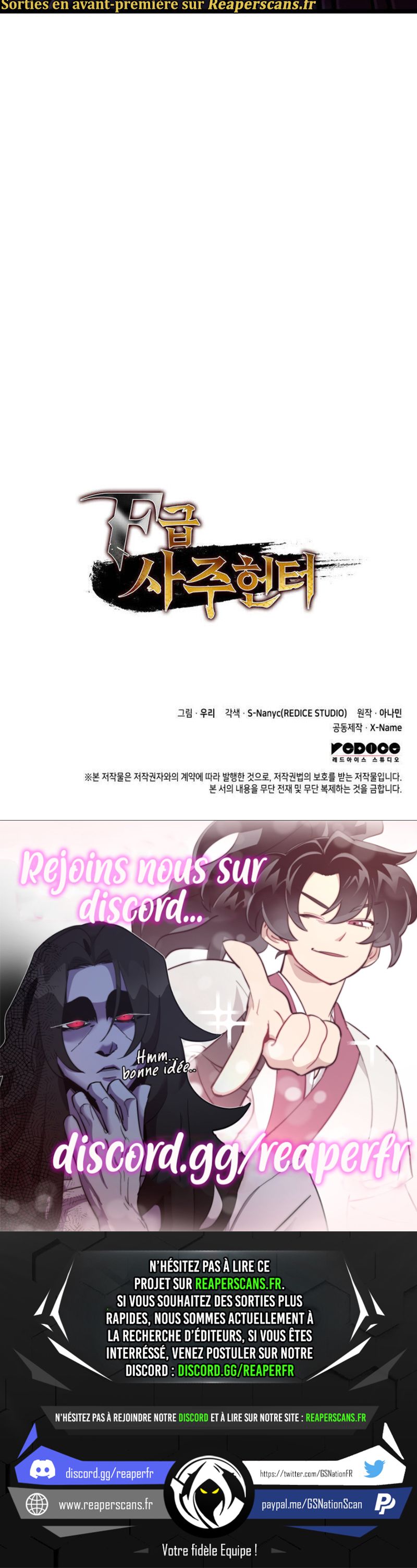 Read F-Class Destiny Hunter FR Manga Online