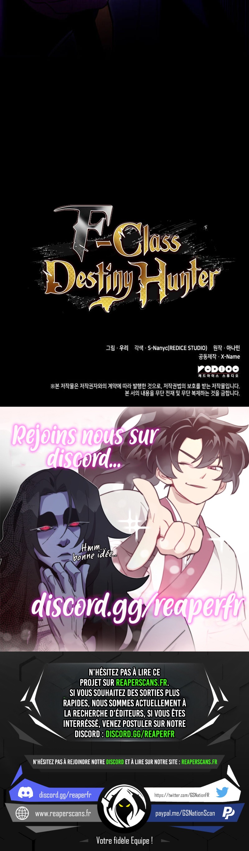 Read F-Class Destiny Hunter FR Manga Online