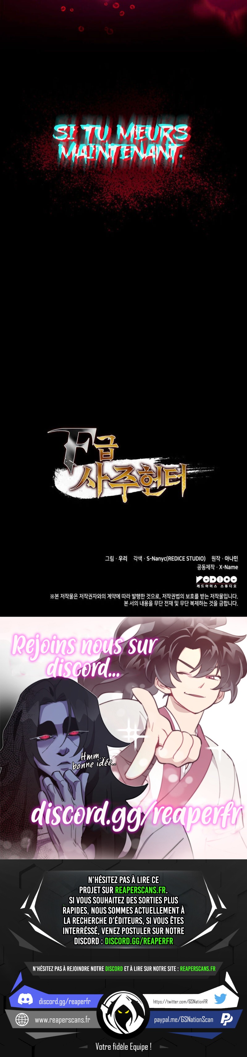 Read F-Class Destiny Hunter FR Manga Online
