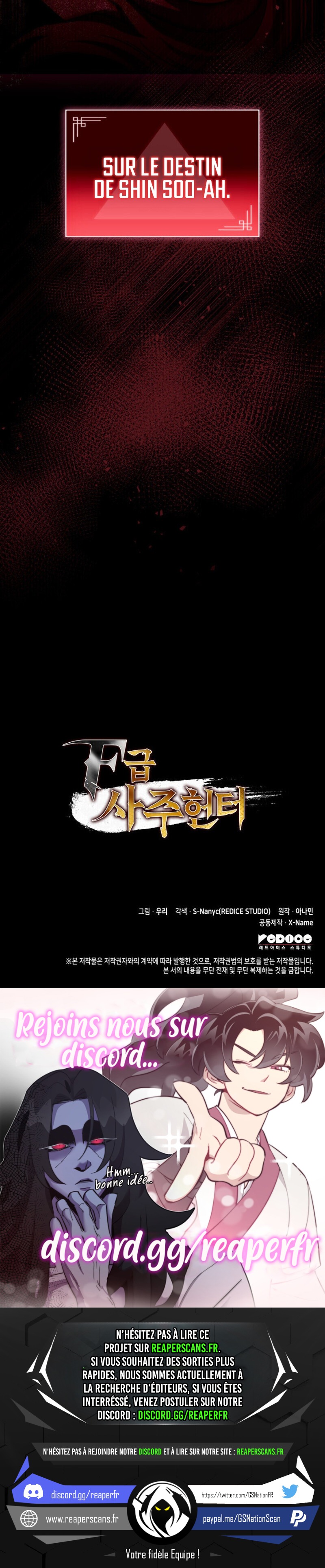 Read F-Class Destiny Hunter FR Manga Online