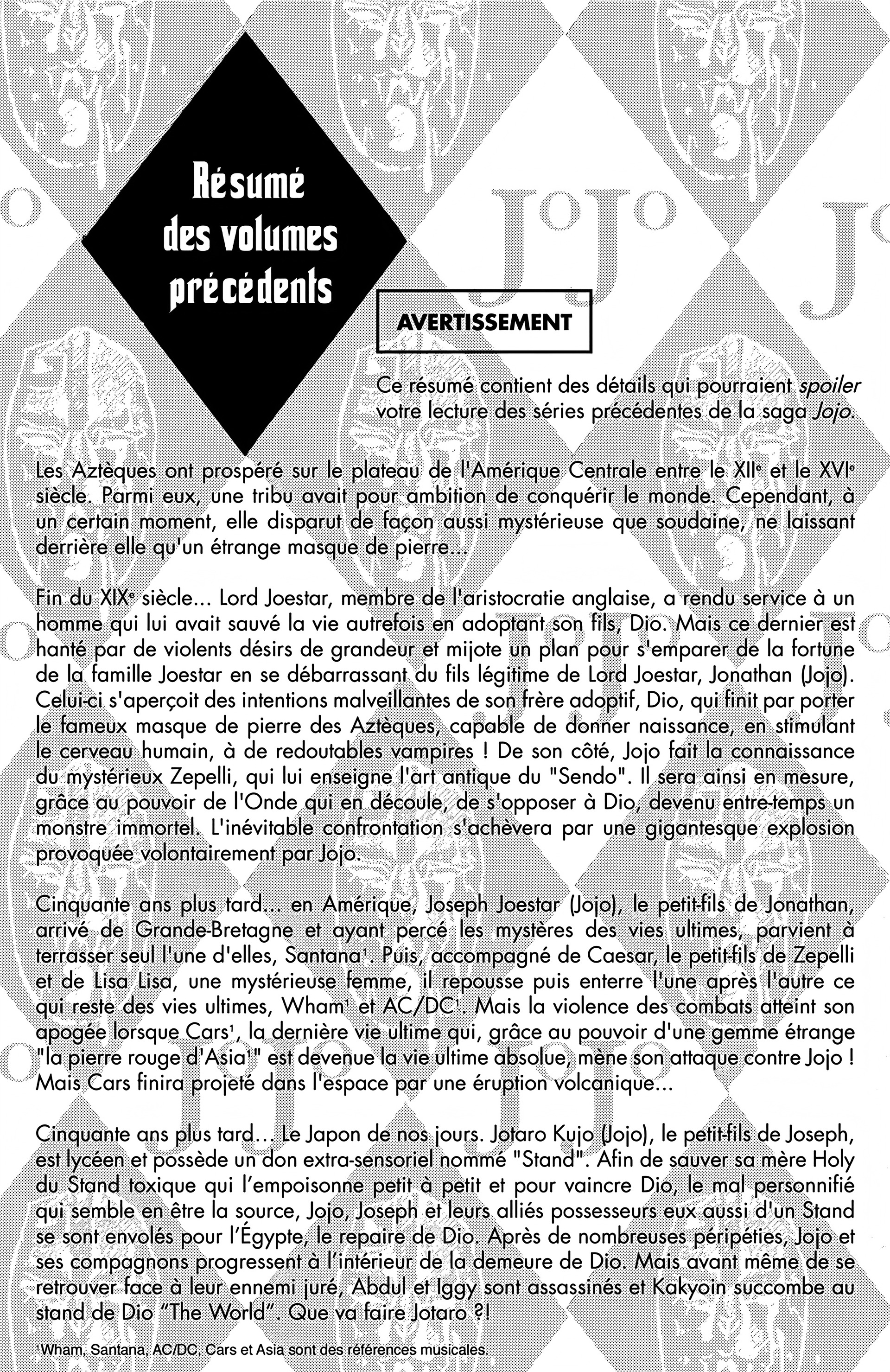 Read JoJo’s Bizarre Adventure FR Manga Online