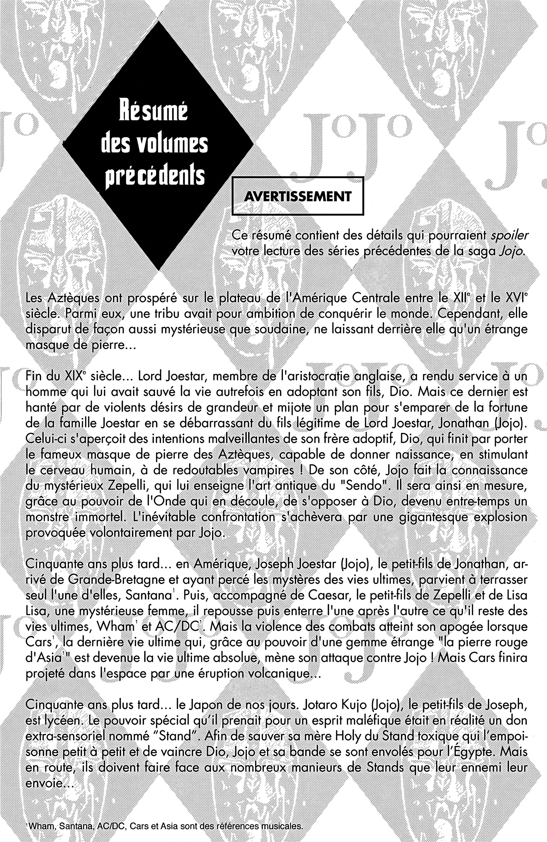 Read JoJo’s Bizarre Adventure FR Manga Online