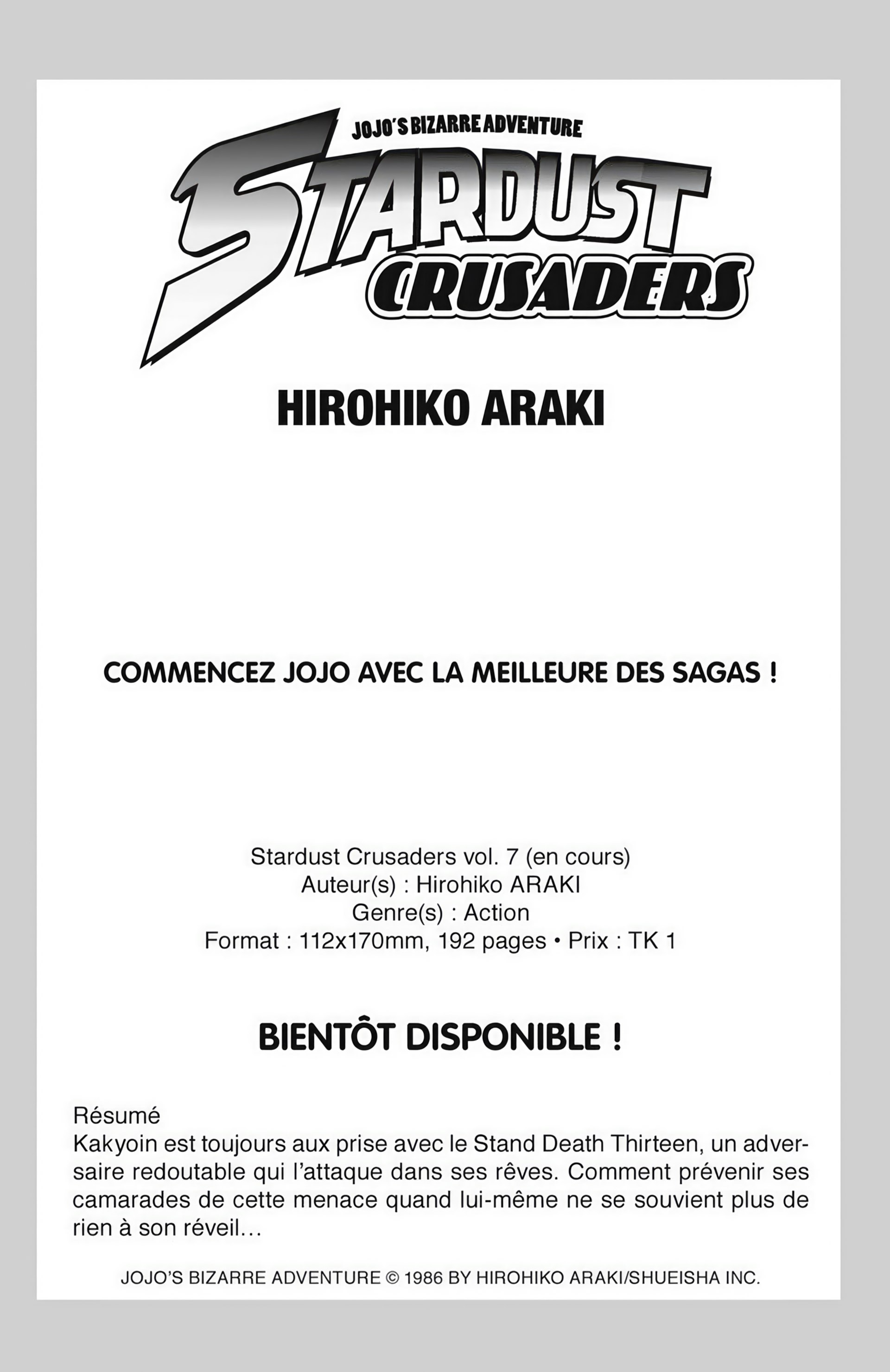 Read JoJo’s Bizarre Adventure FR Manga Online