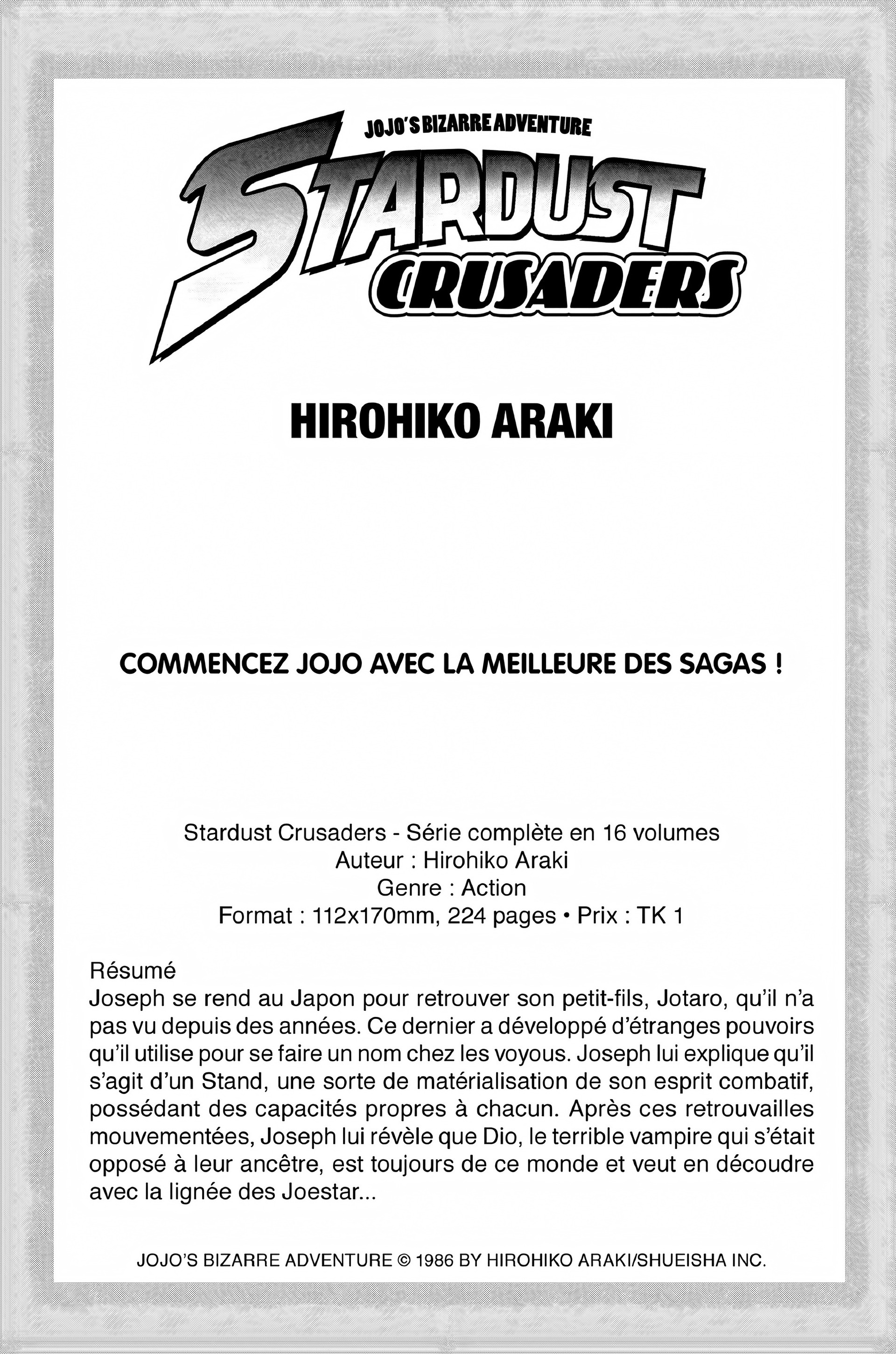 Read JoJo’s Bizarre Adventure FR Manga Online