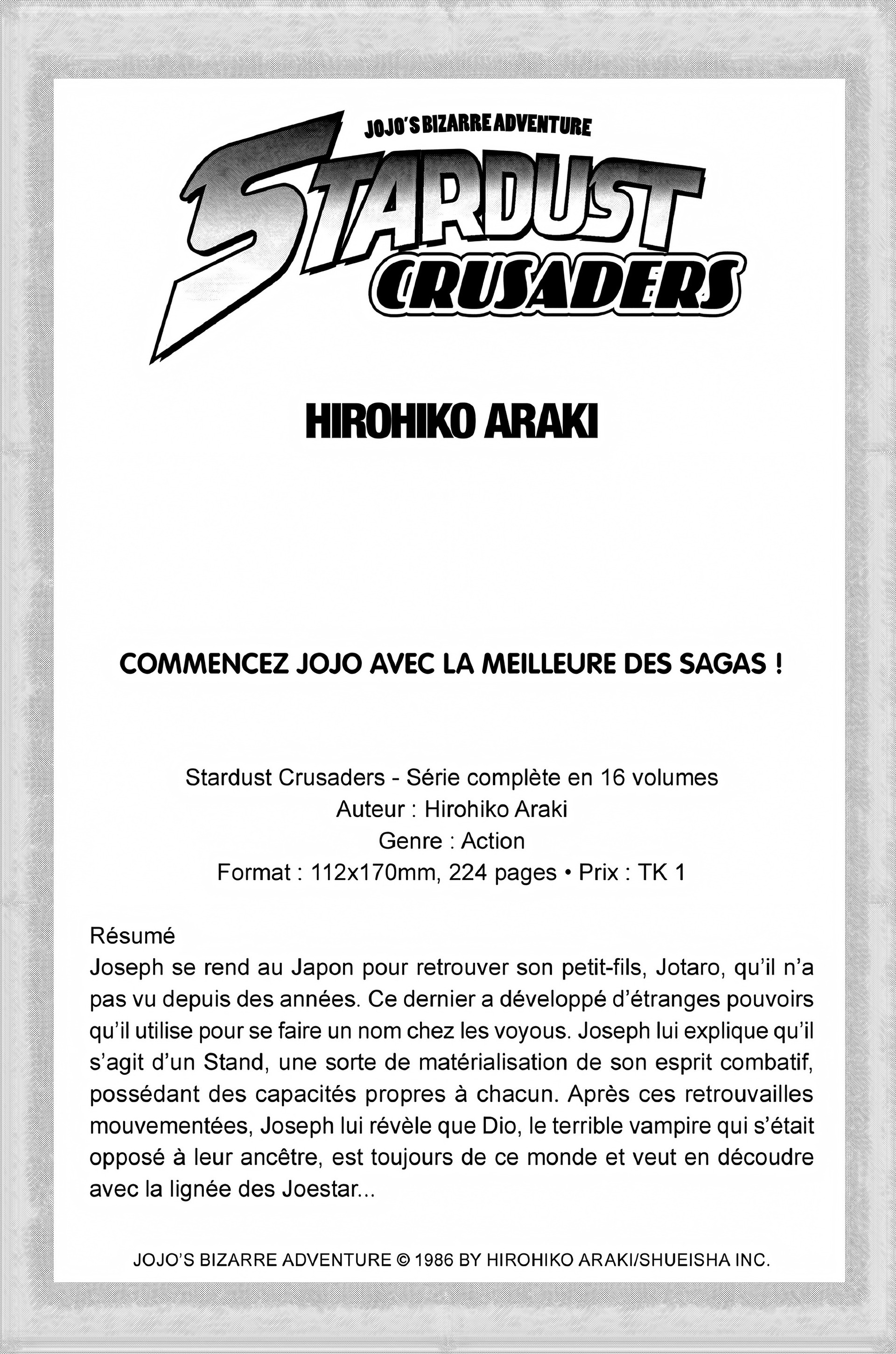 Read JoJo’s Bizarre Adventure FR Manga Online