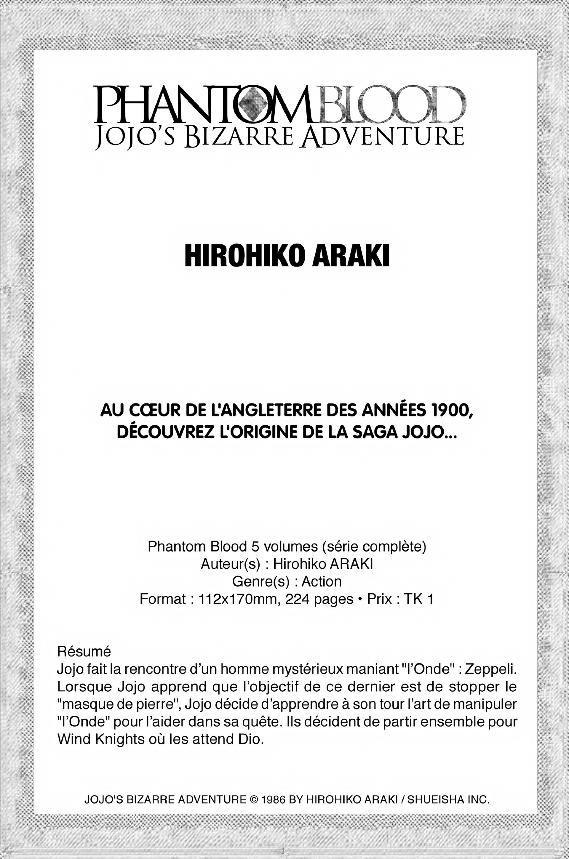 Read JoJo’s Bizarre Adventure FR Manga Online