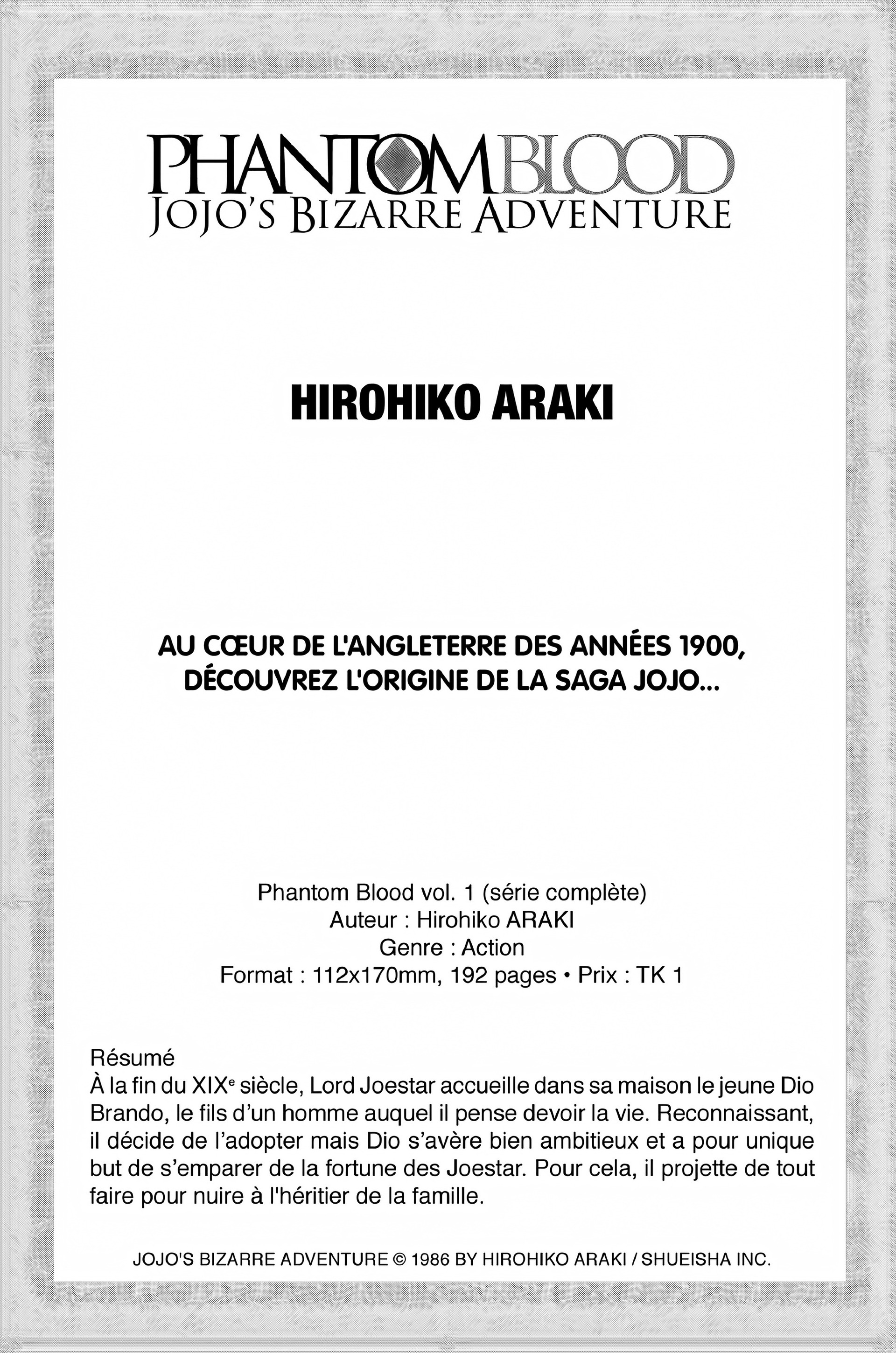 Read JoJo’s Bizarre Adventure FR Manga Online